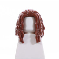 Haare, lang, wellig, hellbraun
