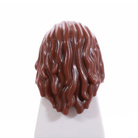 Haare, lang, wellig, hellbraun