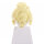 Haare, weiblich, lang, wellig mit Pferdeschwanz, goldblond