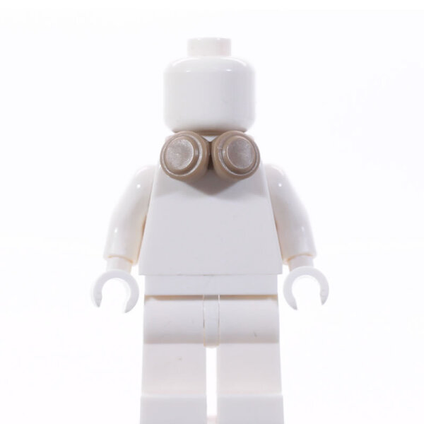 LEGO Kopfhörer auf Schultern, sand