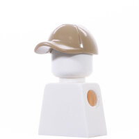 LEGO M&uuml;tze, Baseball-Cap, dunkelbeige