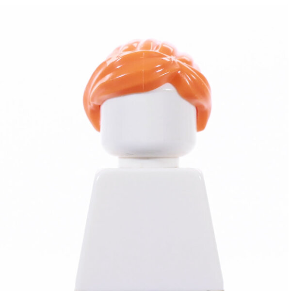 Haare, weiblich, mittellang mit Pferdeschwanz, orange