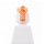 Haare, Irokese mit Pferdeschwanz, orange