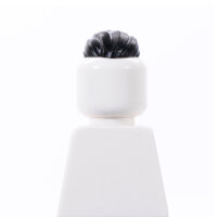 Haare, Irokese mit Pferdeschwanz, schwarz