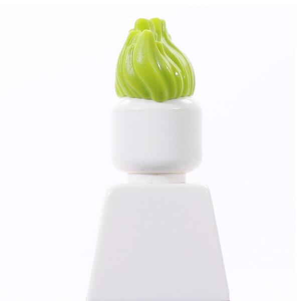Haare, Irokese, wellig, lime