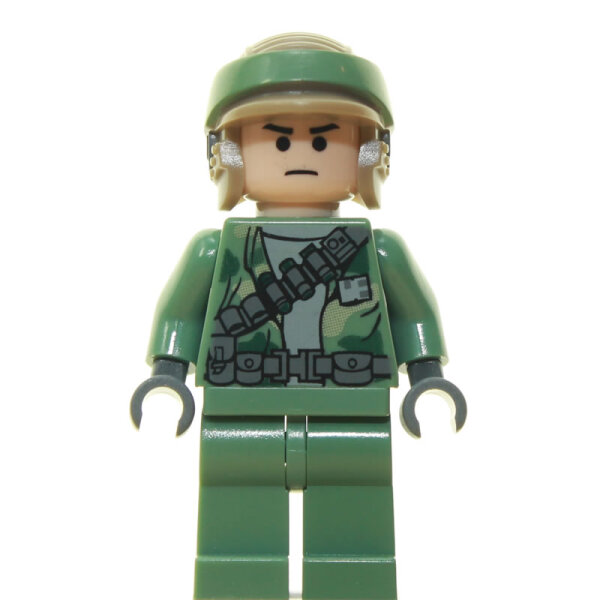 LEGO Star Wars Minifigur - Endor Rebel Commando Frown (2009)