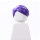 Haare, glatt mit Seitenscheitel, lila