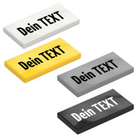 Custom Fliese 2x4 mit Wunschtext