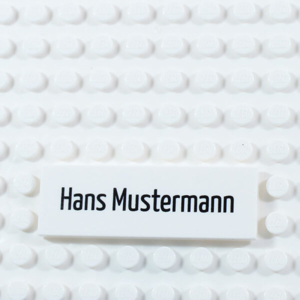 Custom Fliese 2x6 mit Wunschtext