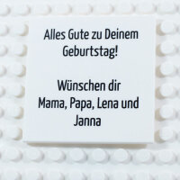 Custom Fliese 6x6 mit Wunschtext