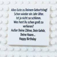 Custom Fliese 6x6 mit Wunschtext