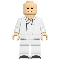 Custom Minifigur Koch / K&ouml;chin, konfigurierbar