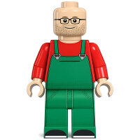 Custom Minifigur Blaumann, konfigurierbar