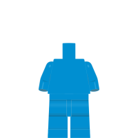 Torso &amp; Beine, azurblau