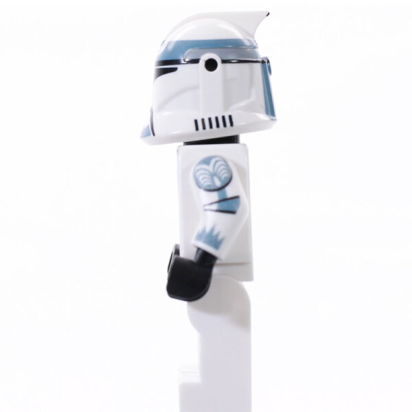 Custom Minifigur - Clone Trooper Phase 1, Wolfpack, sandblue