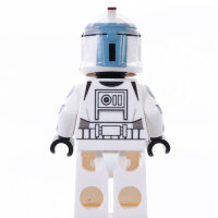Custom Minifigur - Clone Trooper Phase 1, Wolfpack, sandblue
