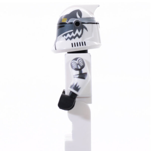 Custom Minifigur - Clone Trooper Phase 1, Wolffe, darkgray