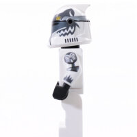 Custom Minifigur - Clone Trooper Phase 1, Wolffe, darkgray