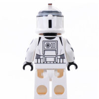 Custom Minifigur - Clone Trooper Phase 1, Wolfpack, darkgray