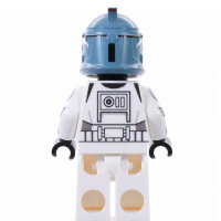 Custom Minifigur - Clone Trooper Phase 1, Wolffe, sandblue, invers