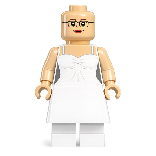 Custom Minifigur Braut Blina, konfigurierbar, personalisierbar