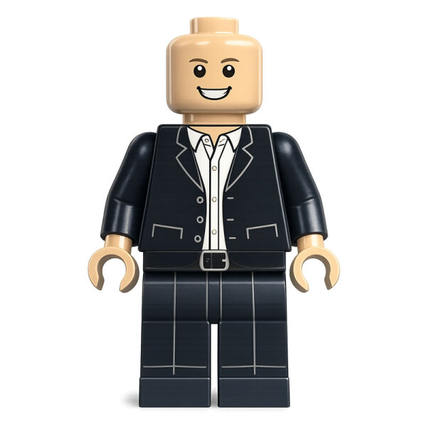 Custom Minifigur Bräutigam Georg, konfigurierbar, personalisierbar