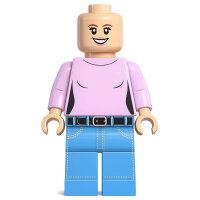 Custom Minifigur Shirt, weiblich, konfigurierbar
