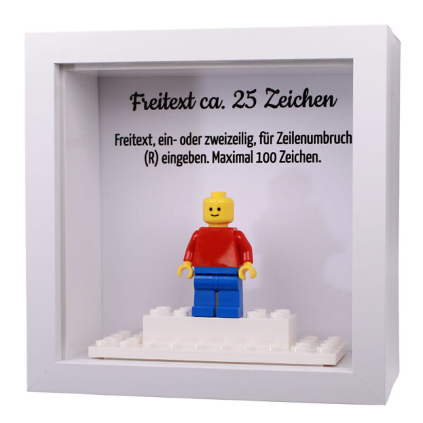 Mini-Objektrahmen, personalisiert, Freitext-Hintergund...