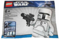 LEGO Star Wars Minifigur - Boba Fett, white (2010) Original im Polybag