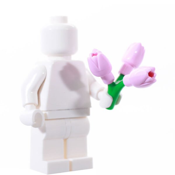 LEGO Blumenstrauß, klein,Tulpe, hellgrün/rosa