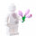 LEGO Blumenstrauß, klein,Tulpe, hellgrün/rosa