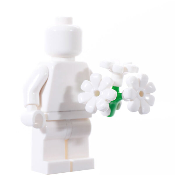 LEGO Blumenstrauß, klein, hellgrün/weiß