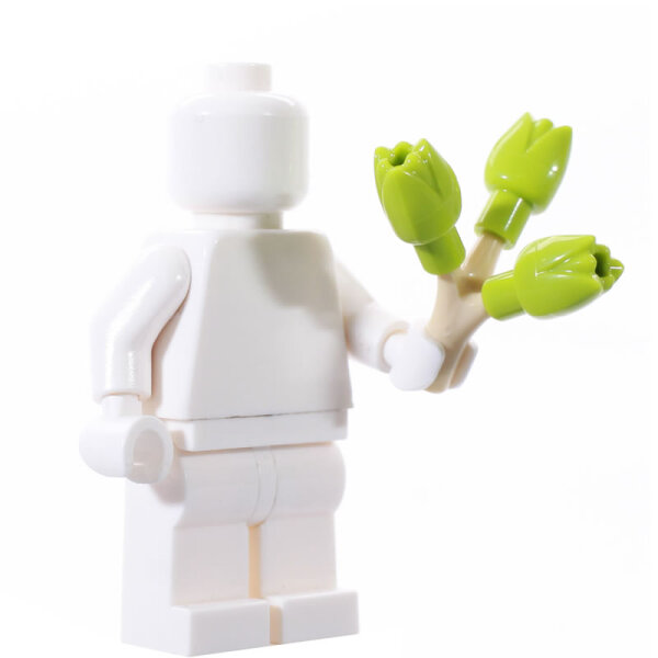 LEGO Blumenstrauß, klein,Tulpe, sand/limettengrün