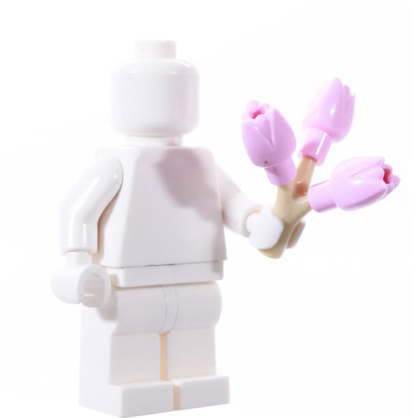 LEGO Blumenstrauß, klein,Tulpe, sand/rosa