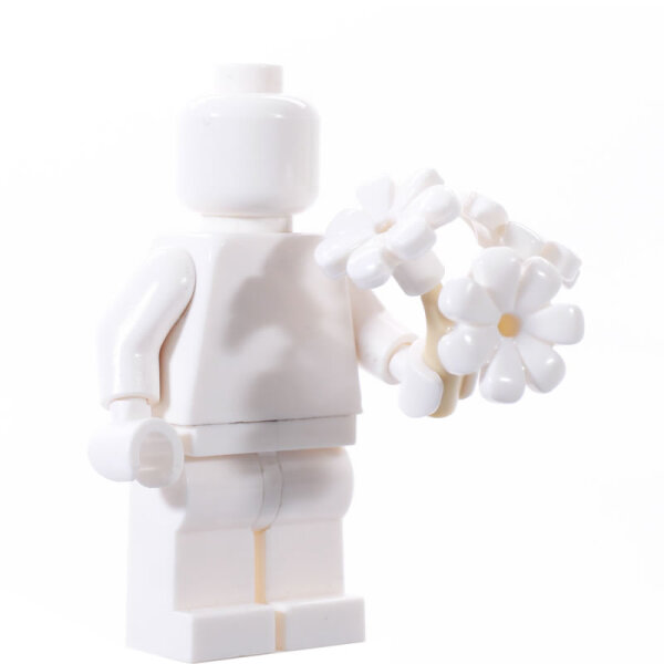 LEGO Blumenstrauß, klein, sand/weiß