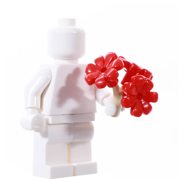 LEGO Blumenstrauß, klein, sand/rot