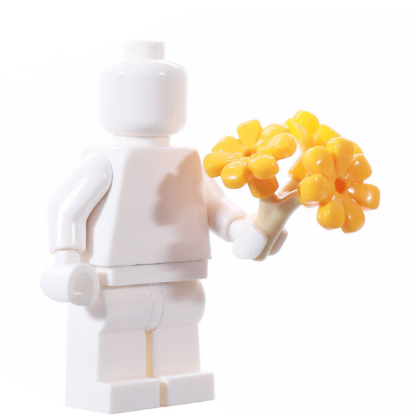 LEGO Blumenstrauß, klein, sand/hellorange