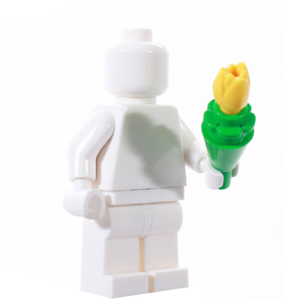 LEGO Brautstrauß, Tulpe, hellgrün/hellgrün/gelb