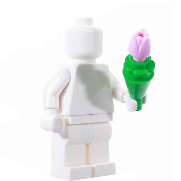 LEGO Brautstrauß, Tulpe, hellgrün/hellgrün/rosa