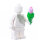 LEGO Brautstrauß, Tulpe, hellgrün/hellgrün/rosa