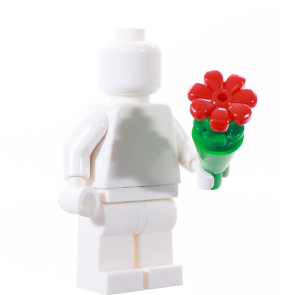 LEGO Brautstrauß, hellgrün/grün/rot