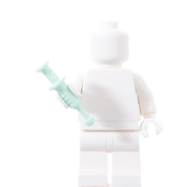 LEGO Spritze, helltürkis