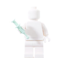 LEGO Spritze, helltürkis