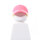Haare, goldblond, Pferdeschwanz mit Cap, koralle