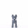 LEGO Hund Schäferhund, Welpe, dunkelgrau