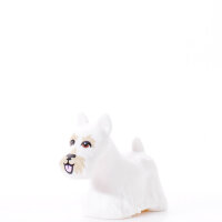 LEGO Hund Scottish Terrier, wei&szlig;