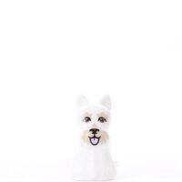 LEGO Hund Scottish Terrier, weiß
