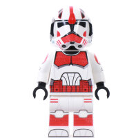 Custom Minifigur - Clone Trooper Shock, Com Helmet