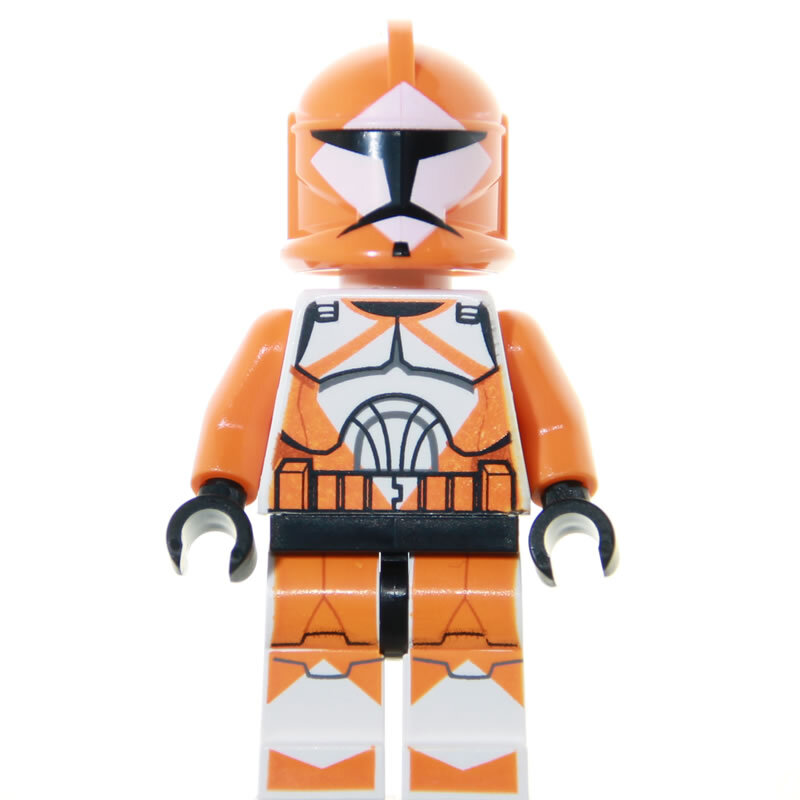 Seltene Lego Star Wars 7913 Bomb Squad Clone Trooper Minifigur-Tippfehler 