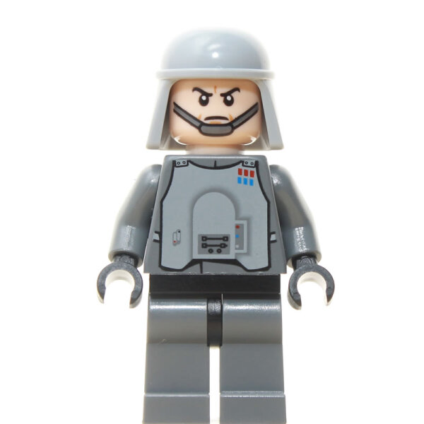 Lego 1 x Kappe Hut 3624 alt dunkelgrau Imperial Officer 7201 